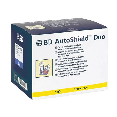 BD AutoShield Duo Sicherheits-Pen-Nadel 8mm / 100 Stück Becton Dickinson