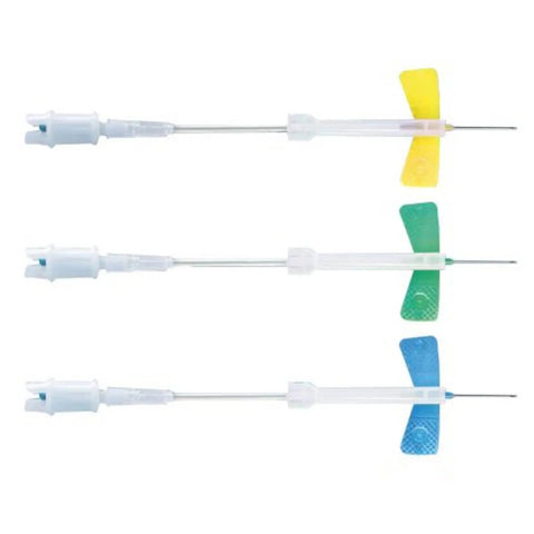 Multifly-Kanülen Nr.16 blau 23G AP 120 0,6x19mm mit kurzem Schlauch Sarstedt