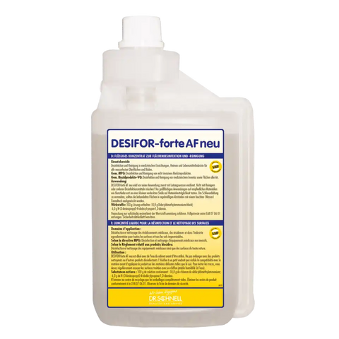 DESIFOR-forte AF neu Flächendesinfektion begrenzt viruzid PLUS Medizinprodukt Dr. Schnell