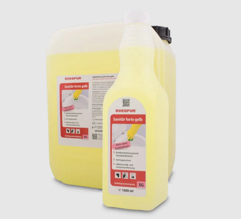 RHEOPUR-Sanitär forte gelb Flasche 1000 ml NW-Chemie