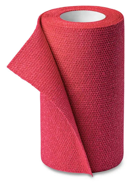 Idealast-haft color dauerelastische Idealbinden, rot Hartmann