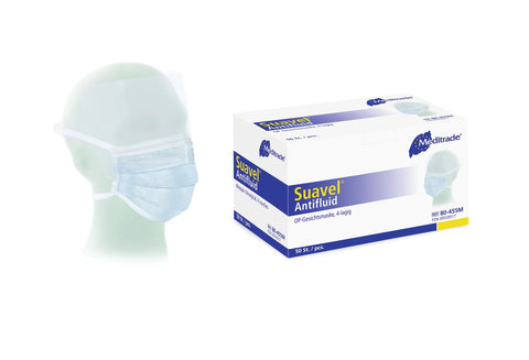 Suavel® Antifluid, OP-Maske mit Schutzvisier Meditrade