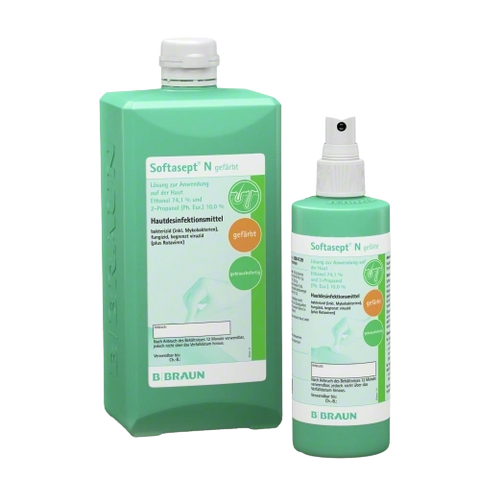 Softasept N gefärbt alkoholisches Hautdesinfektionsmittel B. Braun