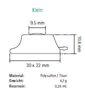 Celsite® PSU Portkathetersystem klein, Typ ST305, Sendlingertechnik B. Braun