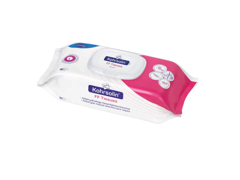 Kohrsolin FF Tissues, Flow-Pack, (80 Tuch) Hartmann