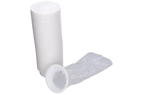 Deiss Auffangbeutel/Spuckbeutel 165x415 mm Weiß Deiss