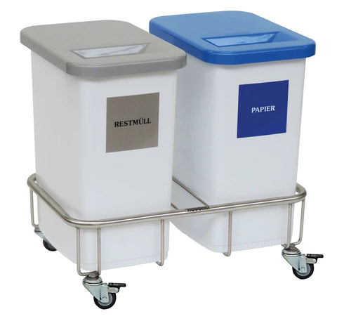 Fahrgestell, 2-fach, mit 2 Behältern Novocal