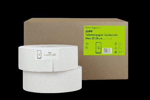 Green Hygiene® JUPP Jumbo-Toilettenpapier 2-lagig, 380 m Green Hygiene