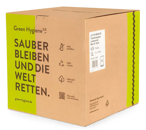 Green Hygiene® JUTTA-RENATE Jumbo-Toilettenpapier, 2-lagig 180 m Green Hygiene