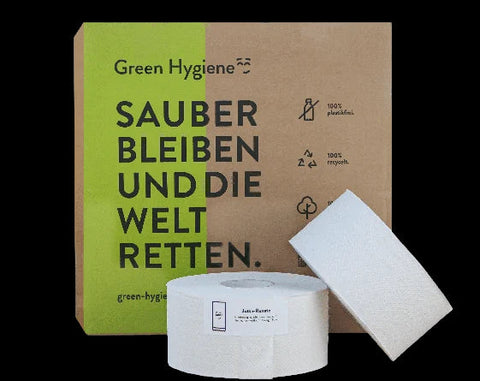 Green Hygiene® JUTTA-RENATE Jumbo-Toilettenpapier, 2-lagig 180 m Green Hygiene