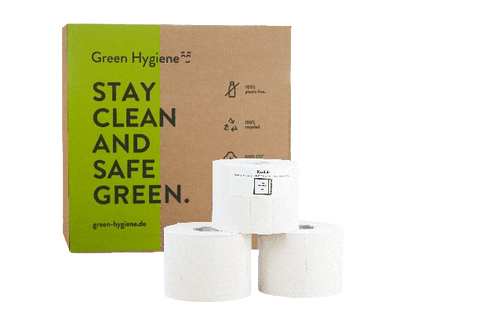 Green Hygiene® KORDULA Toilettenpapier Kleinrolle, 3-lagig Green Hygiene