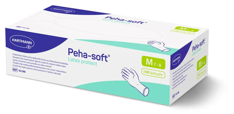 Peha-soft latex protect Handschuhe Hartmann