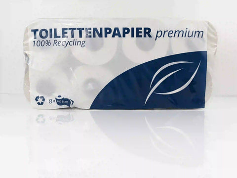 Toilettenpapier Kleinrolle 2-lagig, 400 Blatt - Recycling Huchtemeier Papier