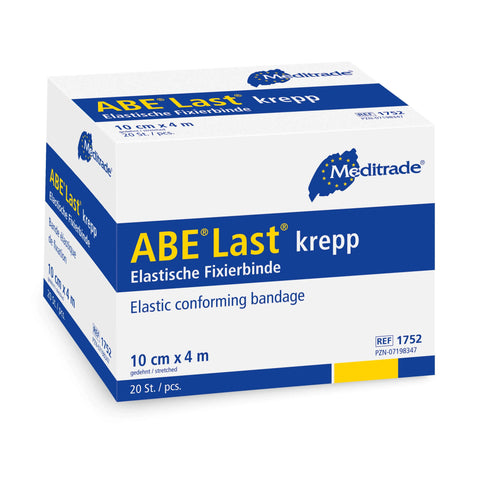 ABE Last® krepp hochelastische Fixierbinde, steril, 6 cm x 4 m Meditrade