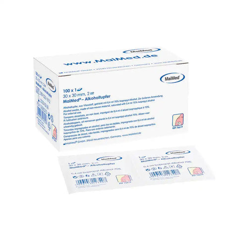 Alkoholtupfer zur Hautreinigung MaiMed