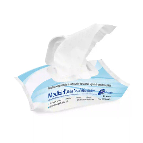 Medizid® Alpha+ Tücher alkoholfrei - Flowpack Meditrade