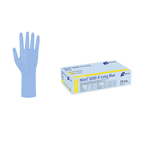 Meditrade Nitril® 3000 X-Long Blue 100 Stück Meditrade