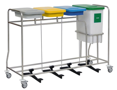 4-fach Sammler mit 1 Behälter Novocal