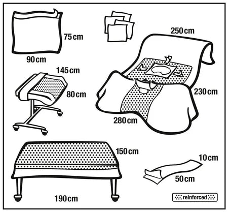 Foliodrape Protect Plus Gynäkologie Abdominal-Perineal Hartmann