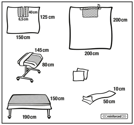 Foliodrape Protect Plus HNO-/MKG-Set II Hartmann