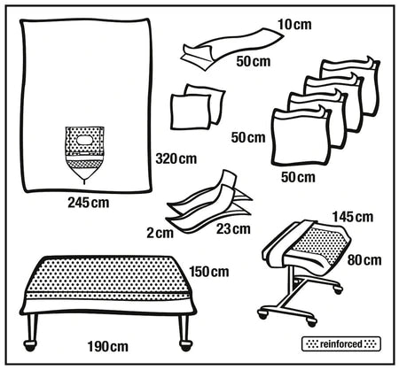 Foliodrape Protect Plus Neurochirurgie-Set II Hartmann