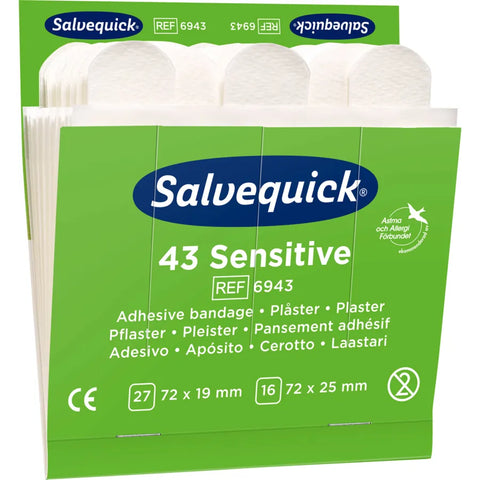 Salvequick Sensitive Pflaster / Nachfüllpackung Cederroth