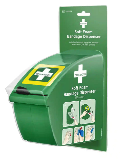 Pflasterspender Soft Foam Blau Cederroth