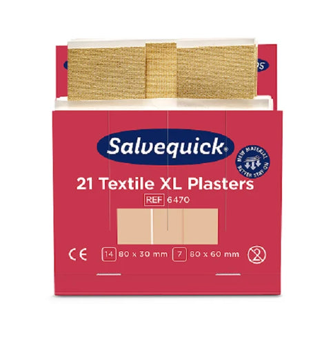 Salvequick Textilpflaster - Extragross / Nachfüllpackung Cederroth