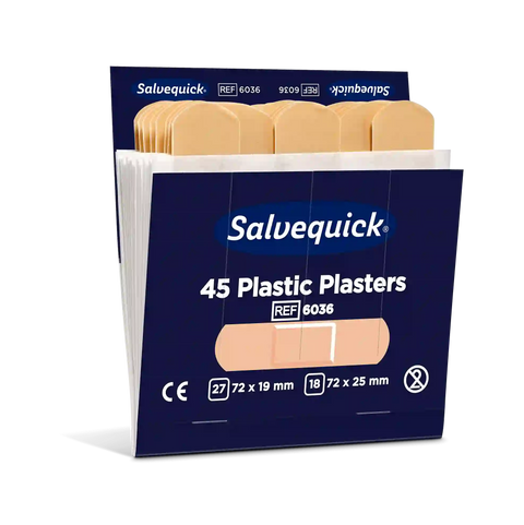 Salvequick wasserabweisende Pflaster / Nachfüllpackung Cederroth