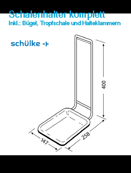 Schülke Schalenhalter SM 2 kompl.