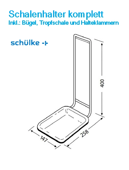 Schülke Schalenhalter SM 2 kompl. Schülke & Mayr GmbH