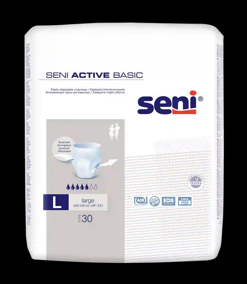 Seni Active Basic elastische Inkontinenzpants Large 30 Stück