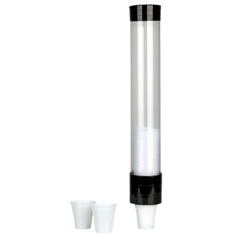 Wandbecherspender aus Plexiglas f. Universalbecher servoprax