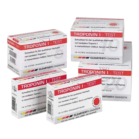 Cleartest Troponin I bei Verdacht auf Herzinfarkt servoprax