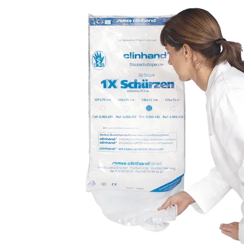 Clinhand Einmalschürzen aus PE-Folie servoprax