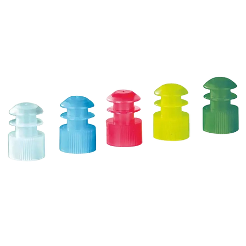 Lamellengriffstopfen blau 12 mm leicht transparent servoprax