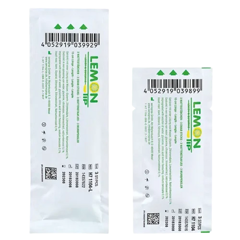 Lemon-Tip Munderfrischungsstäbchen AP 25 x 3 Stück 15cm servoprax