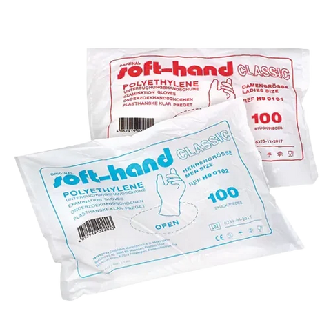 Soft-Hand Poly Classic USH aus PE 500 Stück Herrengröße Vorteilspack. servoprax
