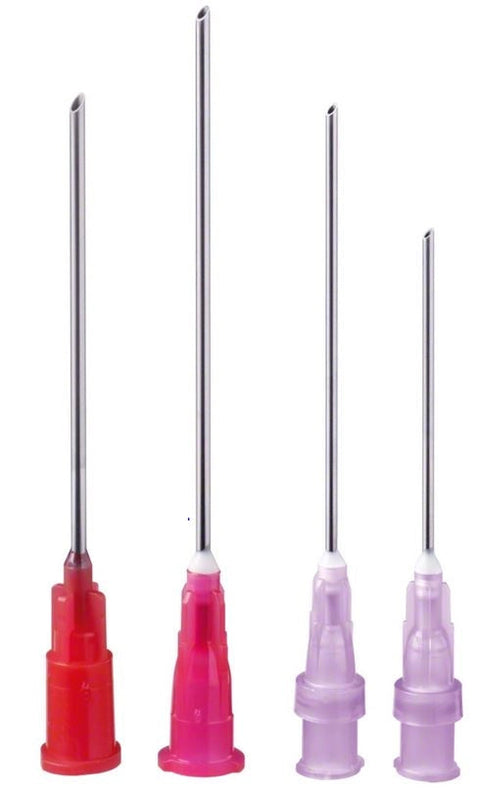 Sterican® Mix halbstumpfe Aufzeihkanüle, 18G x 1 1/2", Rot B. Braun