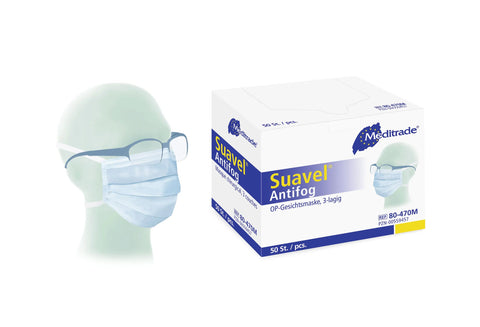 Suavel® Antifog, OP-Maske für Brillenträger Meditrade