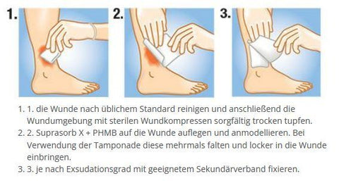 Suprasorb® X + PHMB HydroBalance Kompresse