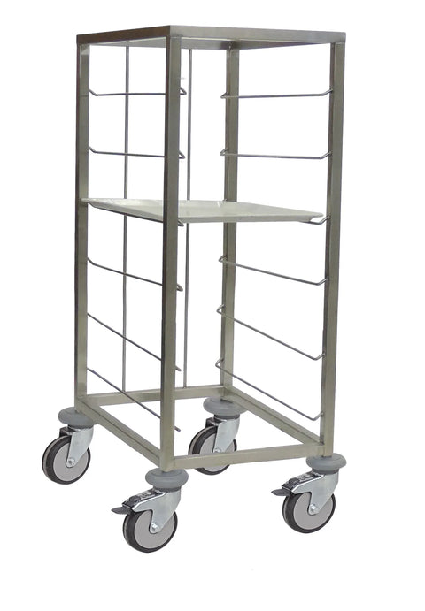 Tablettwagen aus Edelstahl Novocal