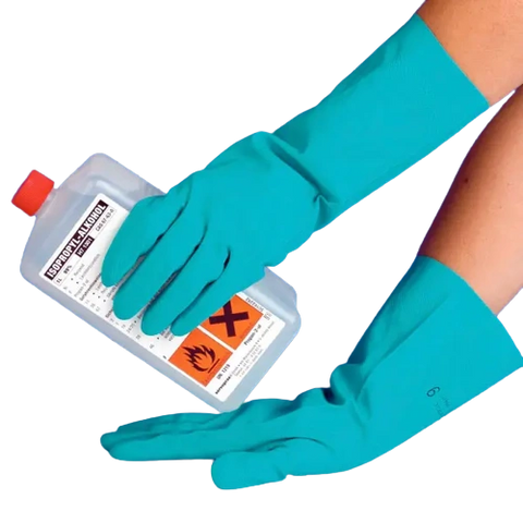 Trivex Chemikalien Schutzhandschuhe Gr.L aus Nitril - extra stark servoprax