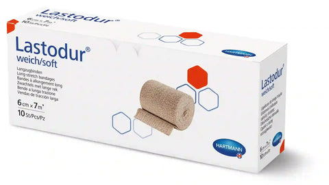 Lastodur weich/soft dauerelastische Langzugbinde Hartmann