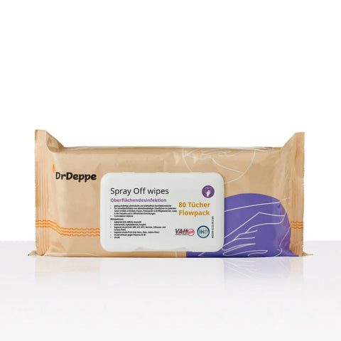 DrDeppe SprayOff wipes - Flowpack 80 Tücher (m. LID) DrDeppe