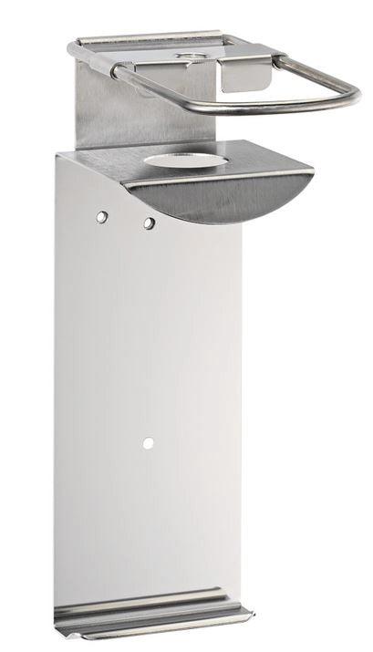 Wandhalterung aus Edelstahl für 500 ml Flaschen ohne Armhebel B. Braun