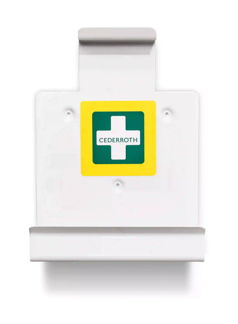 Wandhalterung für Erste-Hilfe-Koffer mit integriertem Pflasterspender Cederroth