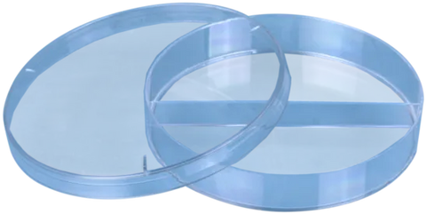 Petrischale f.d. Bakteriologie rund AP 20 zweigeteilt Durchm.92mm Höhe 16mm Sarstedt