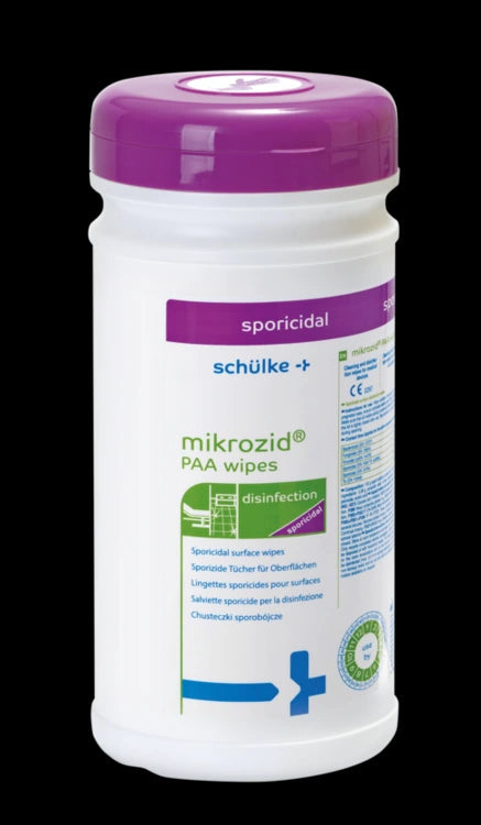 Schülke mikrozid PAA wipes Wischtücher Spenderdose 50 Tücher Schülke & Mayr GmbH