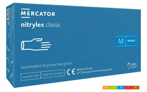 Mercator Nitrylex Classic-Nitril Premium blau 200 Pack MercatorMedical